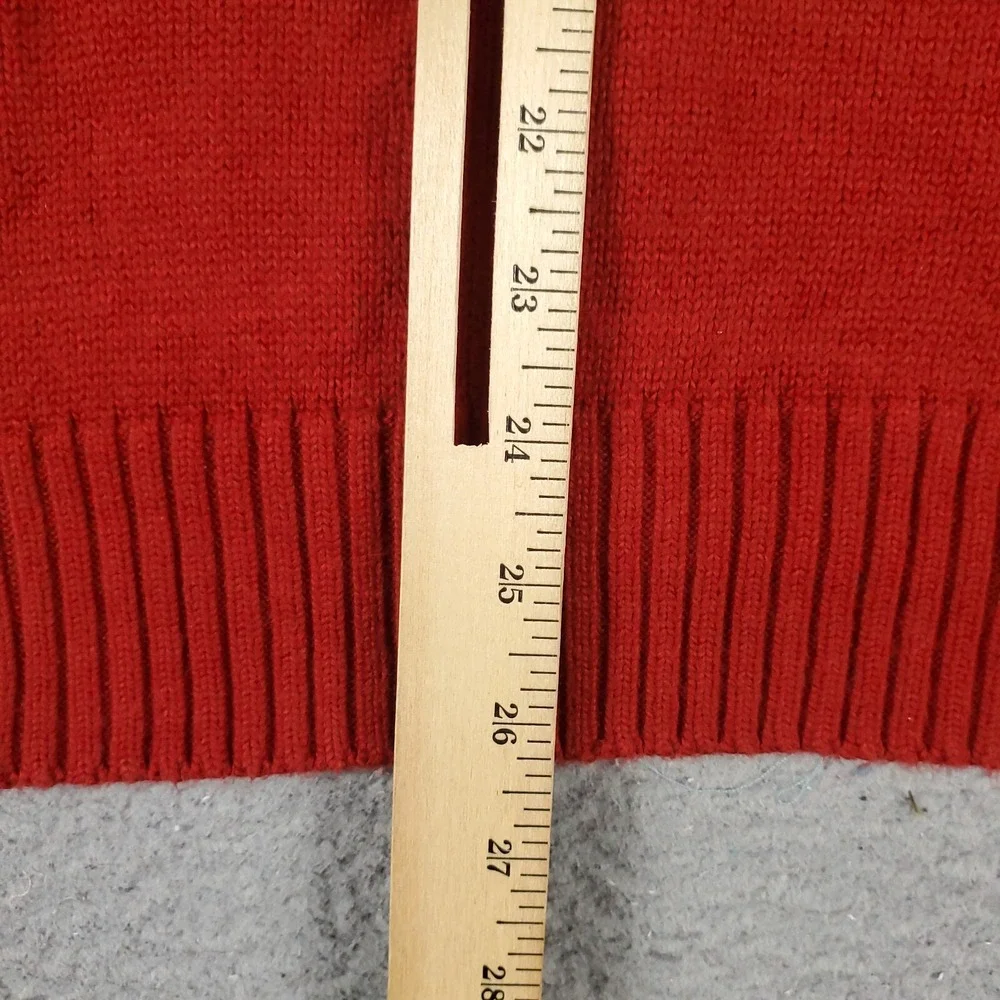 Ralph Lauren Sweater Mens XL Red Pony Casual 1/4 Zip Pullover Sweatshirt